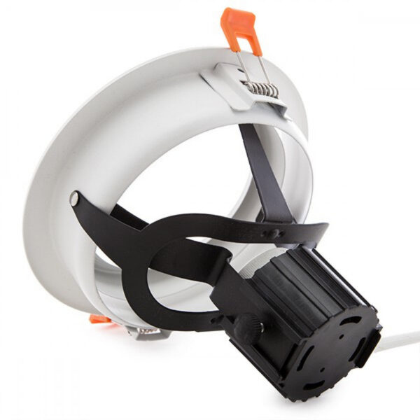 Aro Foco Downlight  Par 30 E27 (Sin Lámpara) Blanco