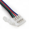 Conector Tira LED SMD5050 10Mm RGB 4 Vías Doble 12/24VDC