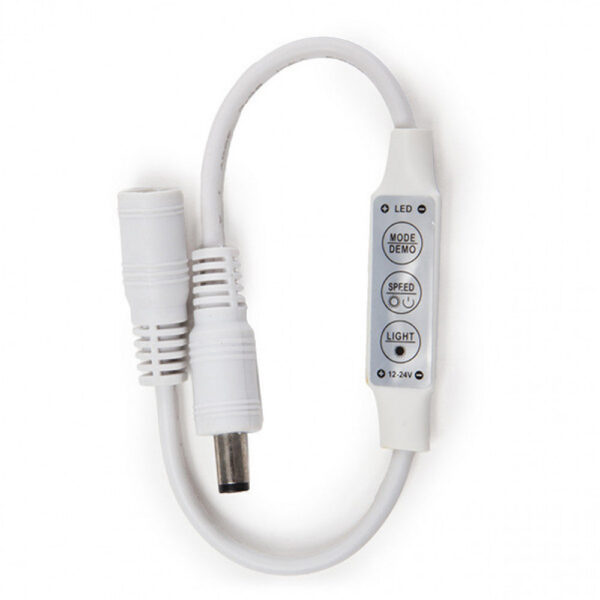 Controlador-Dimmer Mini Tira LED Unicolor 12-24VDC ► 144W[KD-CONMINIDC]