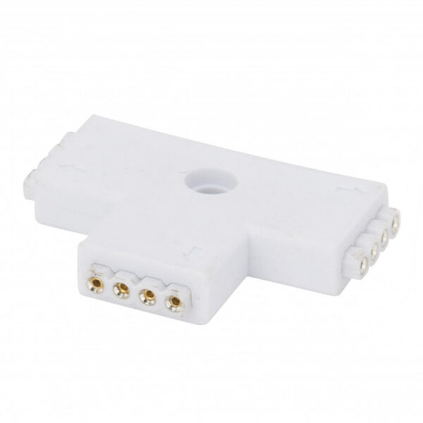 Conector Rápido T Hembra Tira LED 12/24VDC RGB