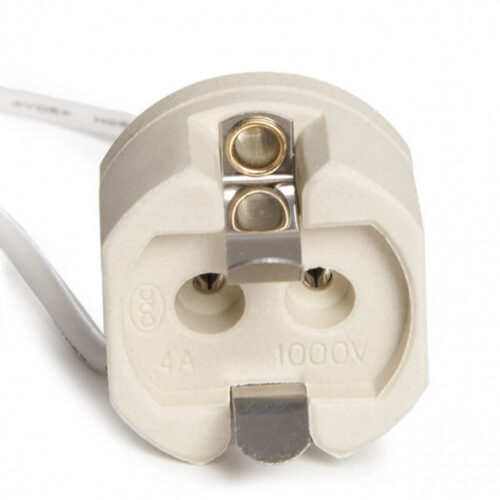 kd_portalg12_0-4 Portalámparas Cerámico G12 Cable 160Mm 180ºc