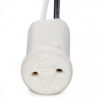 kd_portalg4_mr11_0 Portalámparas Cerámico G4/MR11 Cable 300Mm 180ºc