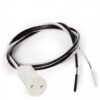 kd_portalg4_mr11_1 Portalámparas Cerámico G4/MR11 Cable 300Mm 180ºc
