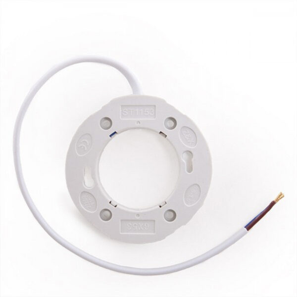 kd_portalgx53_2 Portalámparas Cerámico GX53 Cable 300Mm 180ºc