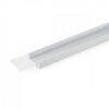 Perfíl Aluminio para Tira LED Doble - Difusor Transparente x 2M
