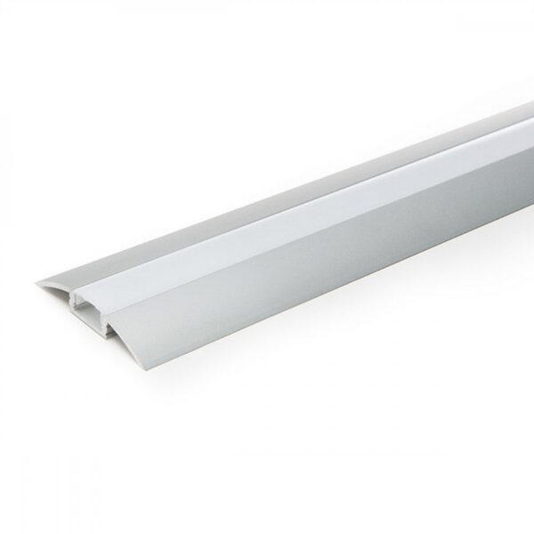 Perfíl Aluminio para Tira LED Difusor Opal  LLE-ALP021 x 2M