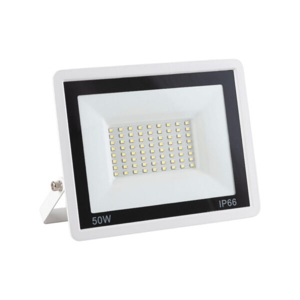 Foco Proyector LED 50W 4.000Lm 6000ºK IP66 Regulable 60,000H Acabado Blanco [LM-6007-W-CW]