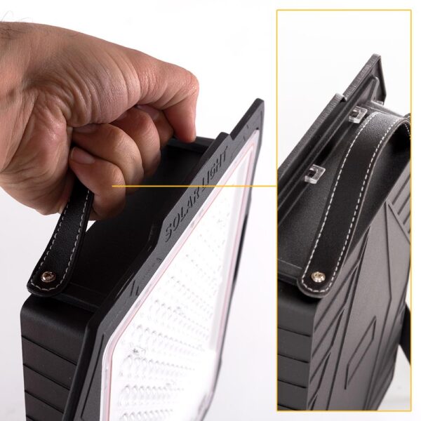 Proyector LED Solar 200W Sensor_Control Remoto Panel:5V 45W Batería: 3,3V 45.000Ma [LUM-MJ-DW904]