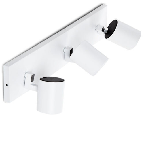 lum_p3gu10_0-5 Aplique de Pared "Lumiastra" 3xGU10 Blanco Sin Bombilla