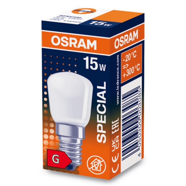 [LVE-4050300003085] Ledvance/Osram Bombilla Incandescente E14 15W 85Lm 2700K   Regulable - Blanco Muy Cálido