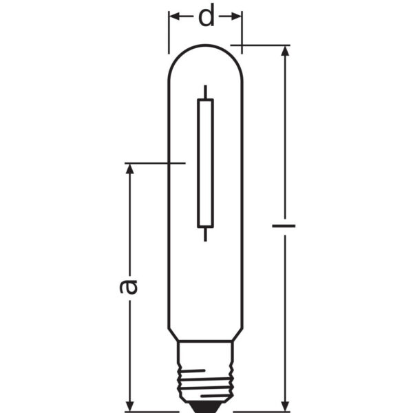 [LVE-4050300015743] Bombilla Vapor de Sodio Ledvance/Osram E40 100W 10300Lm 2000K   Regulable
