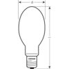 [LVE-4050300024387] Bombilla Vapor de Sodio Ledvance/Osram E40 250W 31600Lm 2000K   Regulable