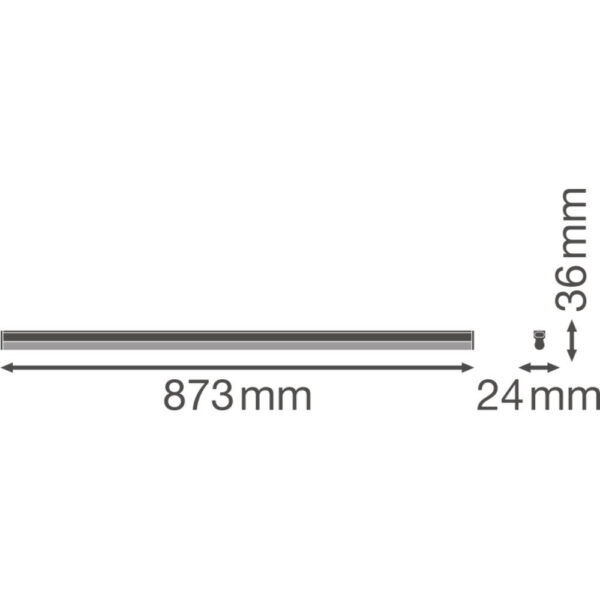 [LVE-4058075106253] Luminaria LED Lineal Ledvance "Compact"   15W 1500Lm 4000K 140º IP20