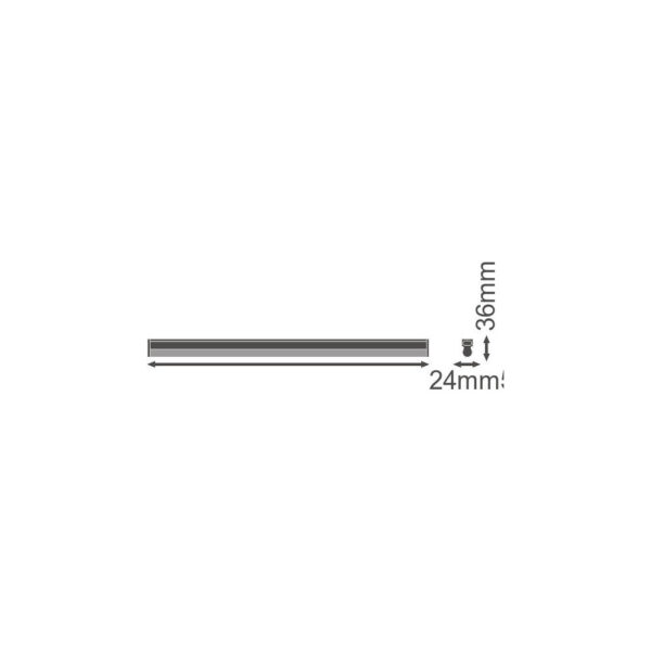[LVE-4058075106277] Luminaria LED Lineal Ledvance "Compact"   10W 1000Lm 3000K 140º IP20