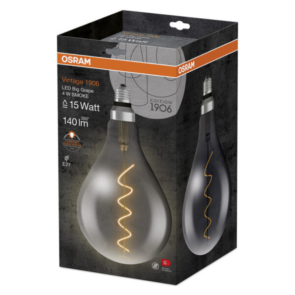 [LVE-4058075269903] Ledvance/Osram Bombilla LED "Classic" E27 4W 140Lm 1800K 330º IP20