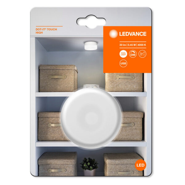[LVE-4058075399709] Plafón LED LEDVANCE 0,45W 32Lm 4000K 120 °  Regulable IP20