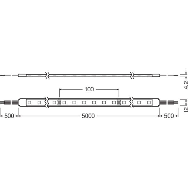[LVE-4058075404472] Tira de LEDs Ledvance EC Value LS VAL-500/RGB/5/IP6 Regulable