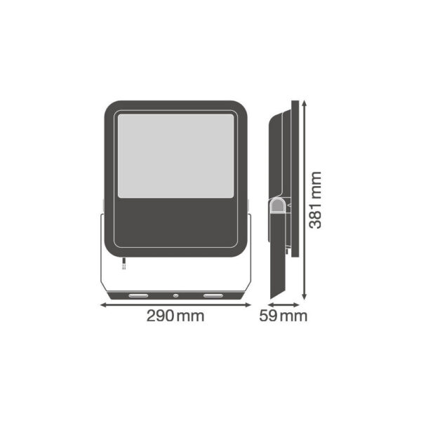 [LVE-4058075423718] Foco Proyector LED Ledvance   125W 15000Lm 6500K 100 x 100º IP65 - Blanco Frío