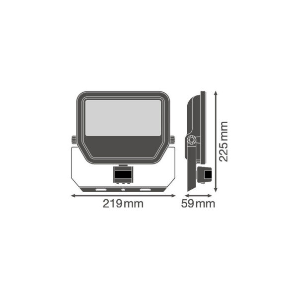 [LVE-4058075460997] Foco Proyector LED Ledvance   50W 5500Lm 3000K 100 x 100º IP65 Sensor - Blanco Cálido