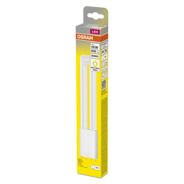 [LVE-4058075557390] Lámpara LED Ledvance/DULUX 2G11 8W 900Lm 3000K 140º IP20
