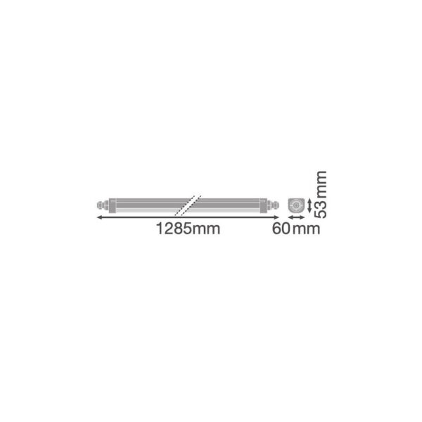 [LVE-4058075740952] Equipo Estanco Ledvance   33 / 21W 3960 / 2600Lm 6500K 120º IP66 Regulable