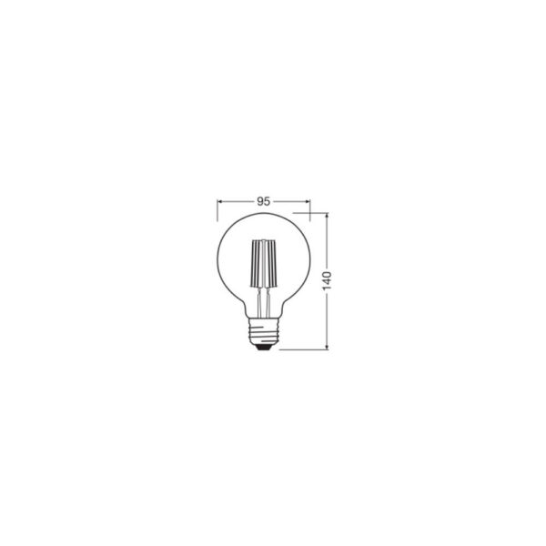 [LVE-4099854002908] Ledvance/Osram Bombilla LED "Classic" E27 4W 840Lm 3000K 320º IP20