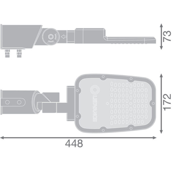 [LVE-4099854030352] Farola LED LEDVANCE AREA 45W 5850Lm 2700K 58 x 160º IP66