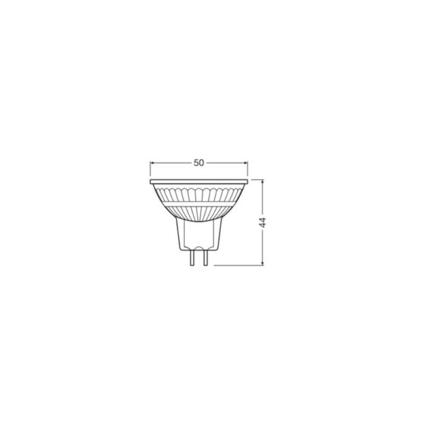 [LVE-4099854047992] Ledvance/Osram Bombilla LED Spot GU5,3 6,5W 621Lm 3000K 36º IP20