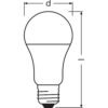 [LVE-4099854048821] Ledvance/Osram Bombilla LED "Classic" E27 10W 1055Lm 2700K 200º IP20