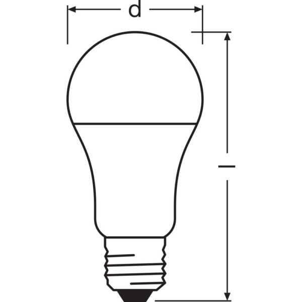 [LVE-4099854048821] Ledvance/Osram Bombilla LED "Classic" E27 10W 1055Lm 2700K 200º IP20