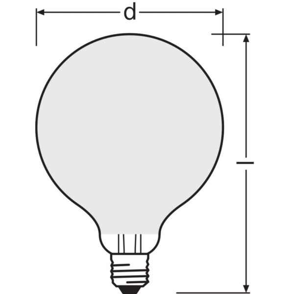 [LVE-4099854061752] Ledvance/Osram Bombilla LED "Classic" E27 11W 1521Lm 4000K 300º IP20 Regulable