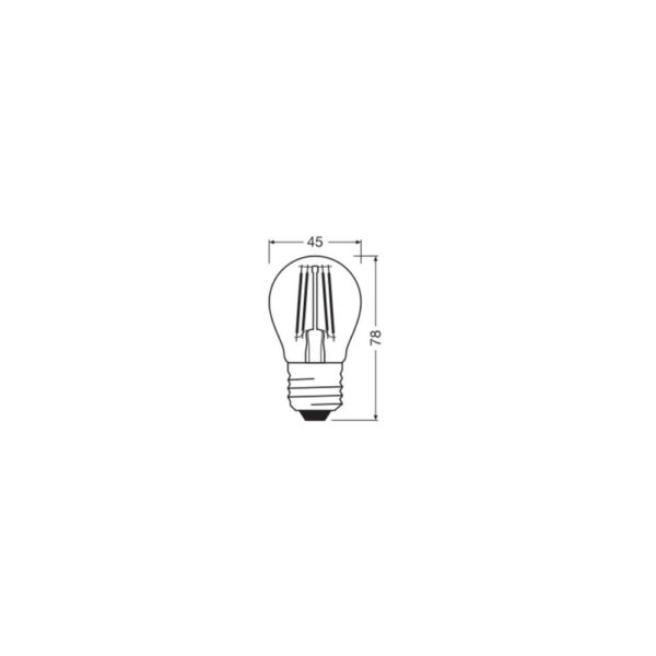 [LVE-4099854077968] Ledvance/Osram Bombilla LED "Classic" E27 4,2W 470Lm 2700K 300º IP20 Regulable