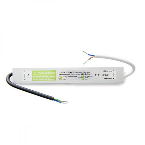 Transformador -  Fuente de Alimentación AC/DC -  Convertidor AC/DC 230 VAC/12VDC -  30W IP67  [NK-TR-12VDC-30E-IP]