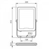 Foco Proyector LED "Philips" IP65 100W 12000Lm 4000ºK IP65 50000H [PH-53351699]