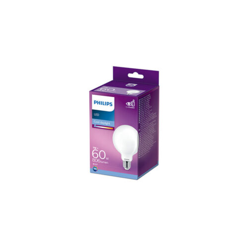 ph_8718699764739_0-1 Bombilla LED Philips E27 G93 7W 806Lm 6500K [PH-929002371001