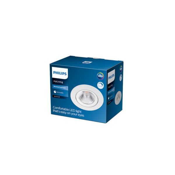 Downlight LED Philips "Sparkle" Circular 5,5W 410Lm Blanco 4000K [PH-929002535620