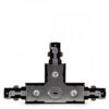 Conector T Carril Bifásico Negro