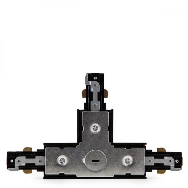 Conector T Carril Bifásico Negro