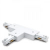Conector T Carril Bifásico Blanco