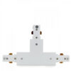Conector T Carril Bifásico Blanco