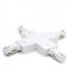 Conector X Carril Bifásico Blanco