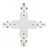 Conector X Carril Bifásico Blanco