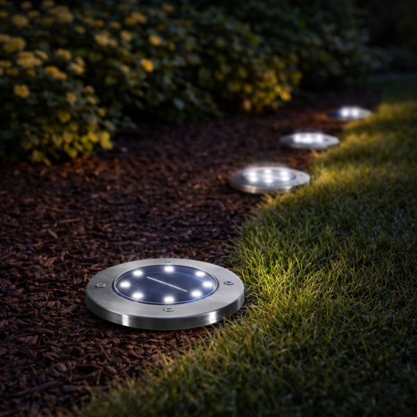 Luz LED Jardin 6000ºK "Solar" IP65 Sensor Luz 40.000H [PL-626030-CW]