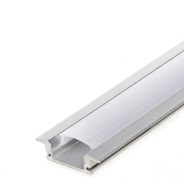 Perfíl Aluminio para Tira LED - Difusor Opal RL-A1708 x 2M