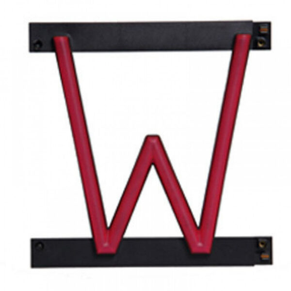 Letra LED Neon W Ancho 146Mm Alto 161Mm Fondo 38Mm - -