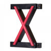 Letra LED Neon X Ancho 105Mm Alto 161Mm Fondo 38Mm - -