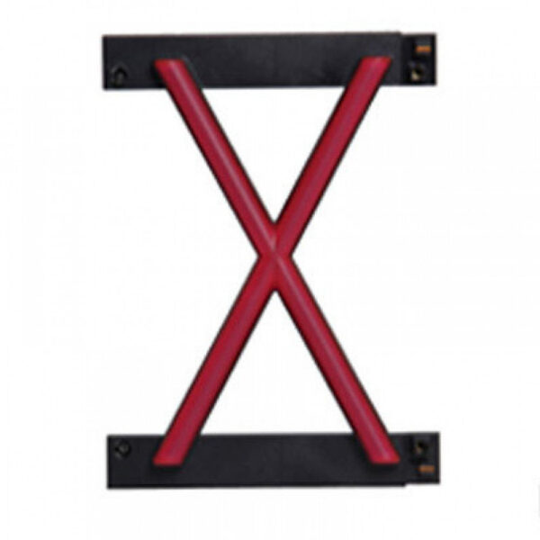 Letra LED Neon X Ancho 105Mm Alto 161Mm Fondo 38Mm - -