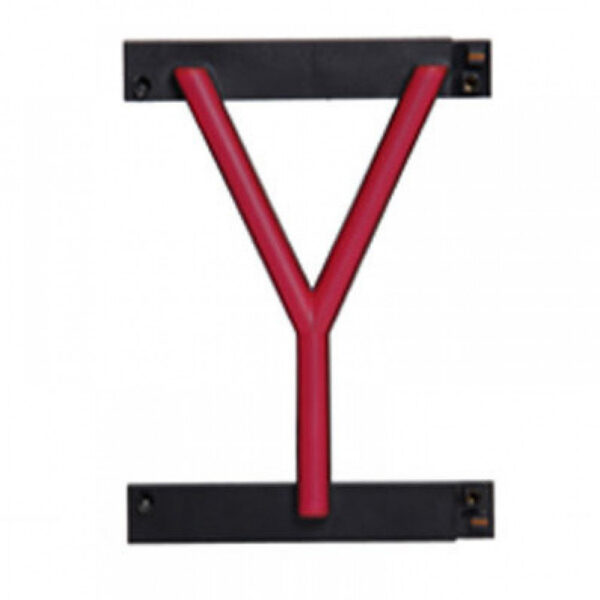 Letra LED Neon Y Ancho 105Mm Alto 161Mm Fondo 38Mm - -