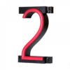 Número LED Neon 2 Ancho 84Mm Alto 161Mm Fondo 38Mm - -