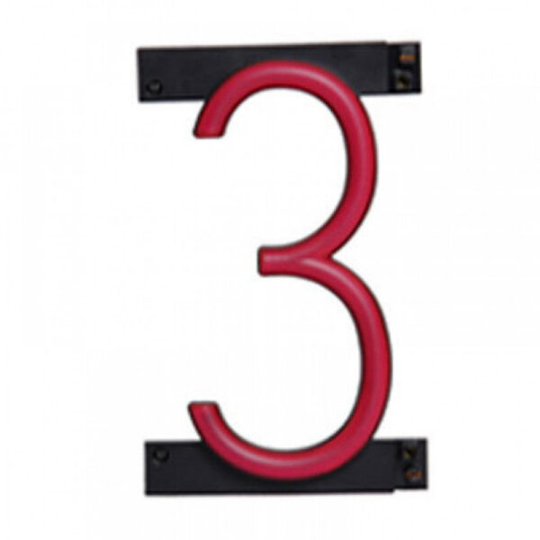 Número LED Neon 3 Ancho 90Mm Alto 161Mm Fondo 38Mm - -